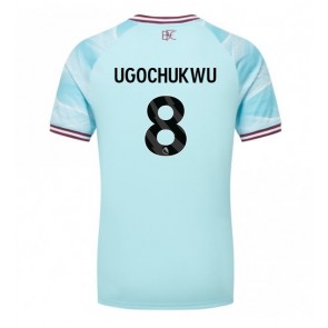 Burnley Lesley Ugochukwu #8 Udebanetrøje 2025-26 Kortærmet